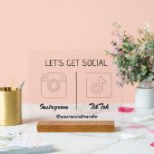 Obtenons un signe acrylique marketing des médias s (Mariage)