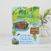 Obtenons une carte d'invitation d'anniversaire de  (Debout devant)