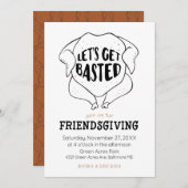 Obtenons une invitation d'action d'amitié (Devant / Derrière)