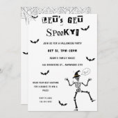 Obtenons une invitation Éffrayante pour la fête du (Devant / Derrière)