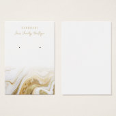 Obtention des cartes d'affichage du Marbre blanc d (Devant & derrière)