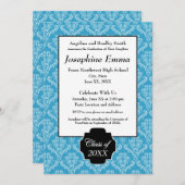 Obtention du diplôme Annoucement et invitation (Devant / Derrière)