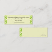 Obtention du diplôme après des cartes de profil (Devant / Derrière)