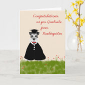 Obtention du diplôme de carte de félicitations de (Fleur jaune)