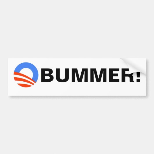 Obummer! Bumpersticker (Voorkant)