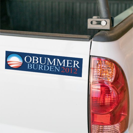 Obummer - Burden 2012 - Bumpersticker (Op Truck)