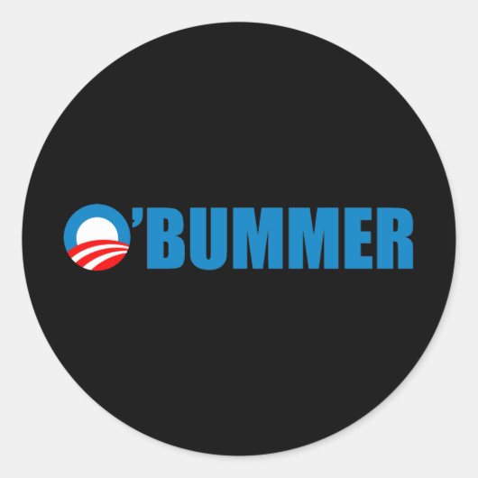 obummer ronde sticker (Voorkant)