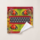 Obuste rouge Lil Innocent Ladybug (Gant de toilette)