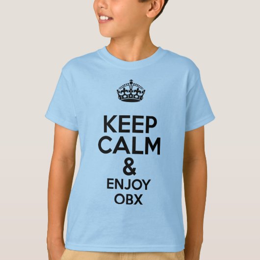 OBX-bewaarschema T-shirt (Voorkant)