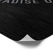 OBX Compass Buitenste Banks  Silver Black Poster (Hoek)