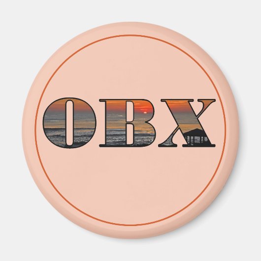 OBX Gazebo - Magnet de texte (Devant)