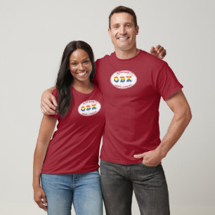 OBX LGBTQ Pride Ovaal 1 Distressed T-shirt