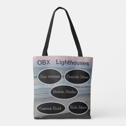 OBX Lighthouders Canvas tas (Achterkant)