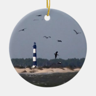 OBX-vuurtoren Keramisch Ornament