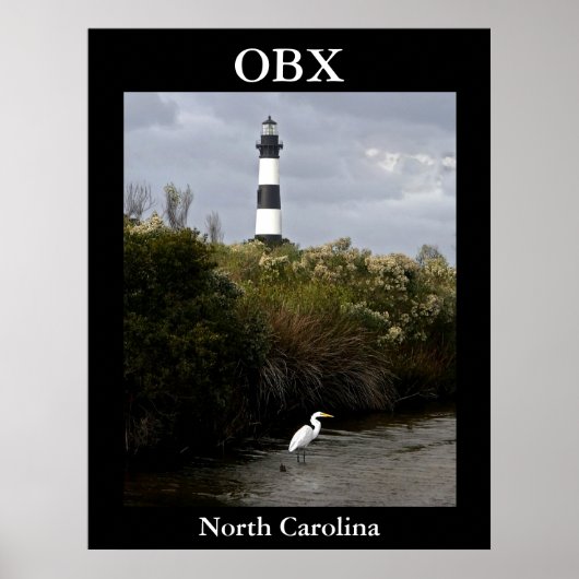 OBX, vuurtoren North Carolina Poster (Voorkant)