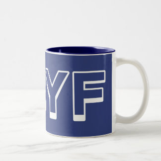 OBYF-Mok met twee tonen Tweekleurige Koffiemok