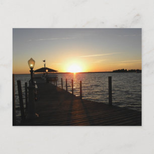 OC gazebo sunset Briefkaart