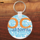 OC - Oranje County, Californië Sleutelhanger (Voorkant)