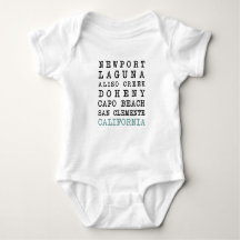 OC strandt Baby Bodysuit