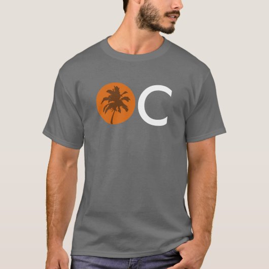 OC-zonsondergang T-shirt (Voorkant)