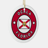 Ocala Florida Keramisch Ornament (Rechts)