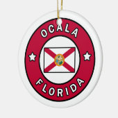 Ocala Florida Keramisch Ornament (Links)