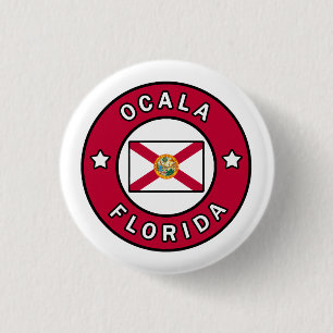 Ocala Florida Ronde Button 3,2 Cm
