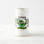 O'Callaghan/Callaghan Irish Shield Beer Stein Bierpul (Center)