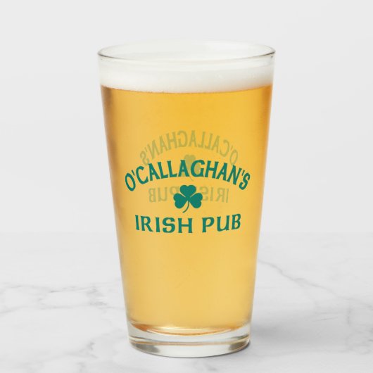 O'Callaghan's Ierse Pub Glas (Voorkant gevuld)