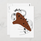 Ocarina Briefkaart (Voorkant / Achterkant)