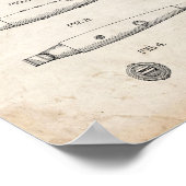 Ocarina Patent - Oude look Poster (Hoek)