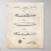Ocarina Patent - Oude look Poster (Voorkant)