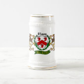 O'Casey/Casey Irish Shield gepersonaliseerd Bierpul (Center)