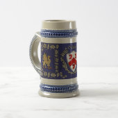 O'Casey/Casey Irish Shield Griffin Stein Bierpul (Voorkant links)