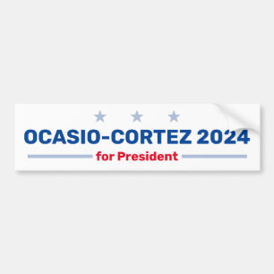 Ocasio-Cortez 2024 bumpersticker