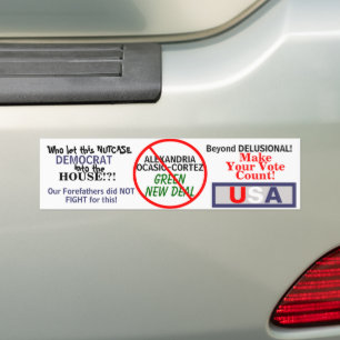 Ocasio-Cortez Green New Deal Bumpersticker