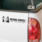 Ocasio-Cortez voor President Bumpersticker (Op Truck)