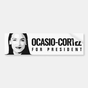 Ocasio-Cortez voor President Bumpersticker