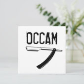 Occam's Razor Kaart (Staand voorkant)