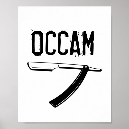 Occam's Razor Poster (Voorkant)