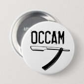 Occam's Razor Ronde Button 7,6 Cm (Voorkant /achterkant)