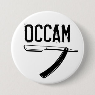 Occam's Razor Ronde Button 7,6 Cm