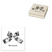 Occasies Satin Bow Rubber Stempel (Gestempeld)