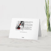 OCCASION FAISANT la carte d'ANGES de NEIGE (Dos)