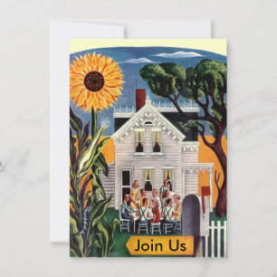 Occasion Fun Casual uitnodigingen voor front-porch