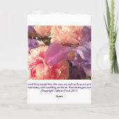 Occasions Kaart: Begin Kaart (Achterkant)