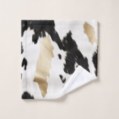 Occidental Noir Blanc Glam Or Cowhal (Gant de toilette)