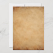 Occidental Recherché Cowboy Invitation d'anniversa (Dos)