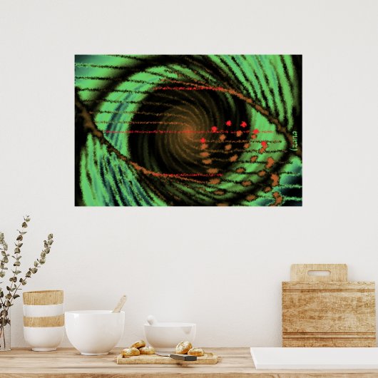 Occular Vortex door Izana Poster (Keuken)