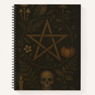 Occult Botanica Pentagram Notitieboek
